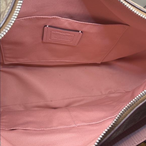 Coach Elle Hobo/Crossbody Signature Khaki Blossom - Picture 10 of 11